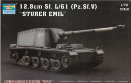 Trumpeter | 07210 | 12.8cm Sf. L/61  (Pz.Sf. V) sturer emil | 1:72