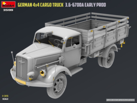 MiniArt | 35199 | German 4x4 Cargo Truck 3.6-6700A (Early) | 1:35
