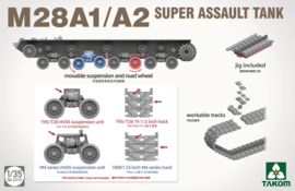Takom | 2210 | M28A1/A2 Super Assault Tank | 1:35
