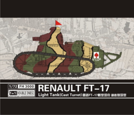 FlyHawk  | FH3000 | Renault FT17, cast turret 1+1 | 1:72