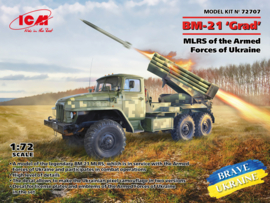 ICM | 72707 | BM-21 'Grad' MLRS of the Armed Forces of Ukraine | 1:72