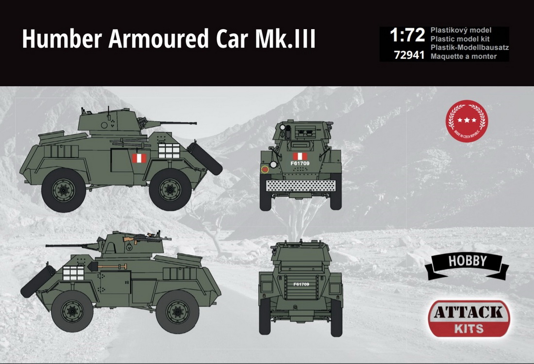 Attack | 72941 | Humber Armoured car Mk.III | 1:72
