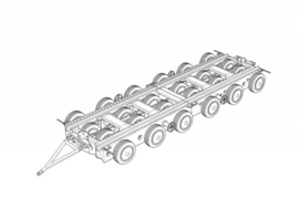 Hauler | 120083 | Culemeyer six axles 80 ton | 1:120