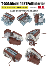 RFM | 5155 | T-55A Medium Tank Full Interior Kit | 1:35