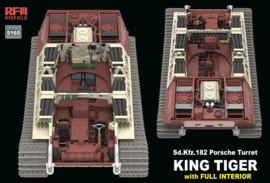 RFM | 5165 | King Tiger Porsche Turret with Crane - FULL INTERIOR | 1:35