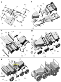FTF | 122 | Polish PZInż 302 tractor for anti-tank 37 mm gun | 1:72