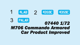 Trumpeter | 07440 | M706 Commando Armored Car Product Improved | 1:72