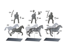 FTF | 071 | Polish Lanciers on horses | 1:72