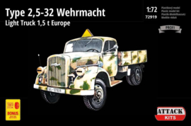 Attack | 72919 | Opel Type 2,5-32 Wehrmacht Europa | 1:72