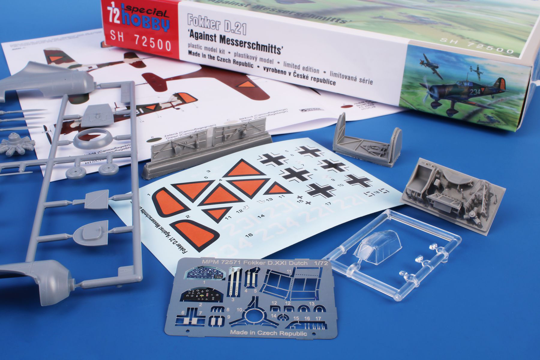Special Hobby | SH72500 | Fokker D.21 'Against Messerschmitts' | 1:72