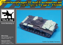 Black Dog | T72208 | Pz.Kpfw. III Ausf. D Accessories Set | 1:72