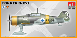 PM Model | PM-209 | Fokker D-XXI | 1:72