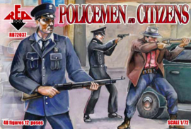 Redbox | 72037 | Policemen and gangsters | 1:72