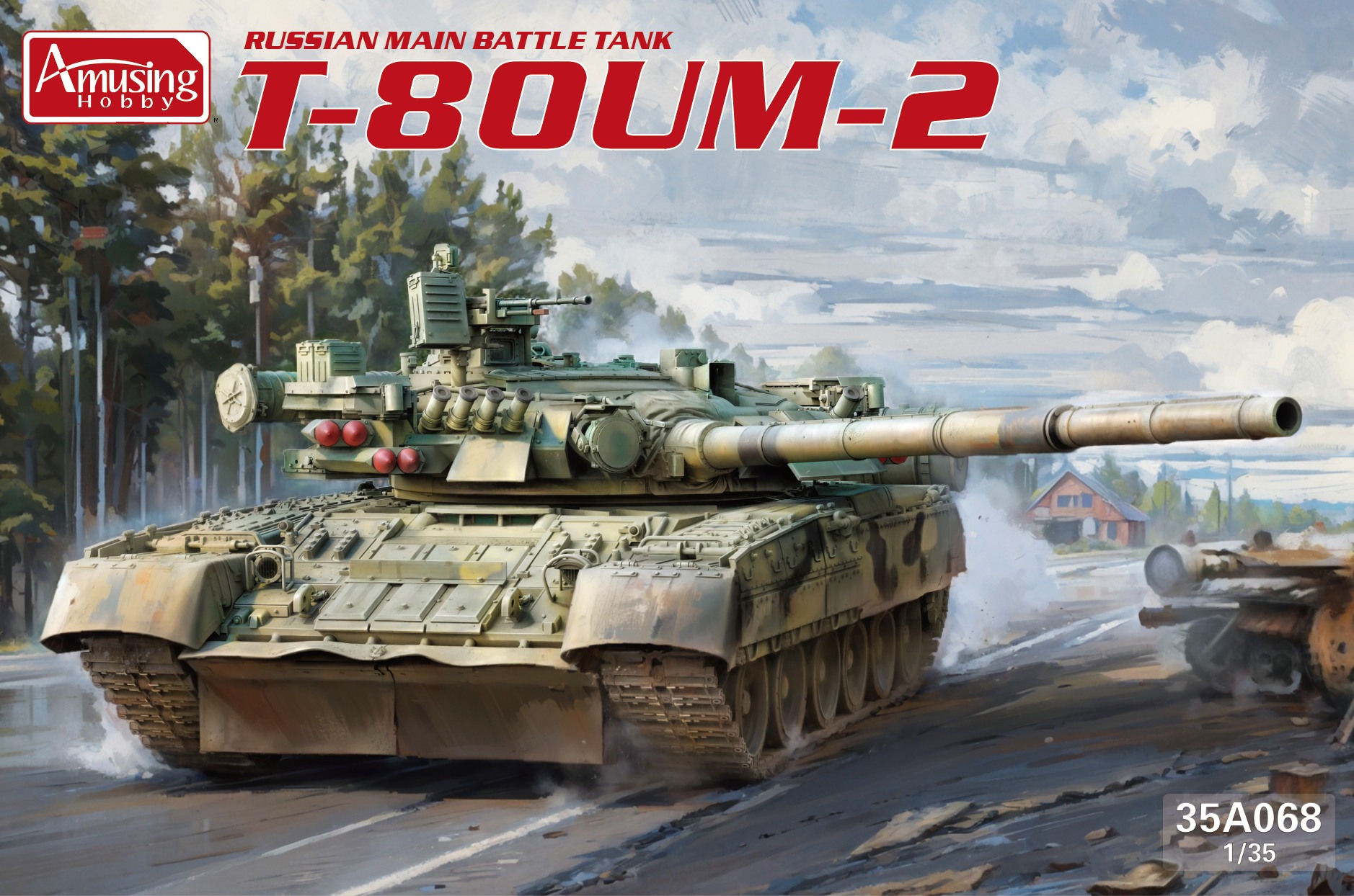 Amusing Hobby | 35A068 | T-80UM-2 Russian Main Battle Tank | 1:35