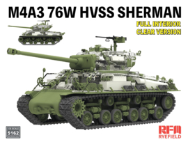 RFM | 5162 | M4A3 76W HVSS Sherman - Full Interior and Clear Version | 1:35