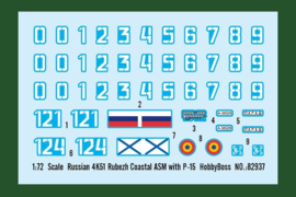 Hobbyboss | 82937 | 4K51 Rubezh Coastal ASM with P-15 | 1:72