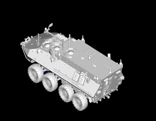 Trumpeter | 07270 | USMC LAV-C2 (Command & Control) | 1:72