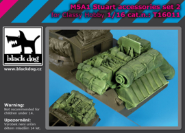 Black Dog | T16011 | M5A1 Stuart Accessories Set 2 | 1:16