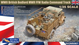 Gecko | 35GM0061 |  British Bedford MVVR FFW Radio Command Truck | 1:35