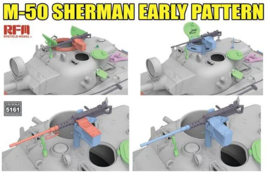 RFM | 5161 | M-50 Sherman Early Pattern Degem Aleph or Degem Beth | 1:35