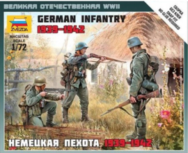 Zvezda | 6105 | German infantry 1939-42 | 1:72