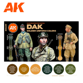AK | 11628 | Dak Soldiers Uniform Colors