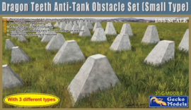 Gecko | 35GM0084 |  Dragon Teeth Anti-Tank Obstacle Set (small vers.) | 1:35