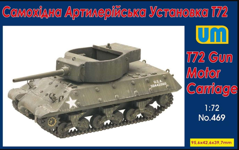 UM | 469 | gun motor carriage T72 | 1:72