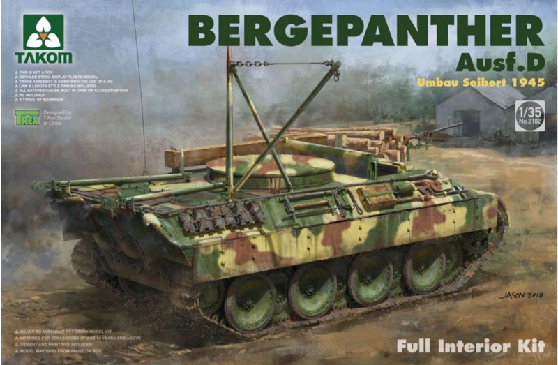 Takom | 2102 | BergePanther Ausf.D | Full interior |  1:35