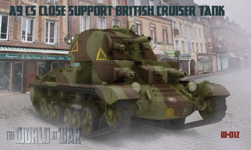 WAW | 012 | A9 CS Close Support British Cruiser tank | 1:72