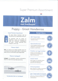 All Breeds Puppy Groot honderas, Zalm  met Aardappel