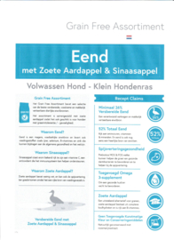 All Breeds Graanvrij, volwassen hond Eend, zoete aardappel en sinaasappel