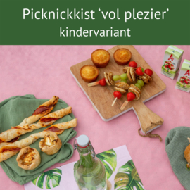 Picknickkist 'vol plezier' 1 kind