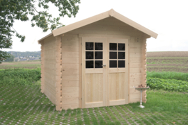 Tuinhuis Nimes 2380 x 2380 - 390 mm wanddikte 28 mm