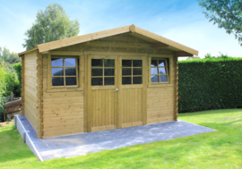 Tuinhuis Dole 3880 x 2980 - 690 mm geimpregneerd - wanddikte 28 mm