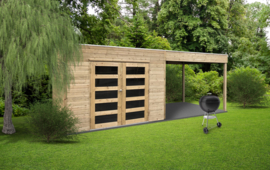 Tuinhuis Salerno 2988 + 2870 mm x 1988 mm