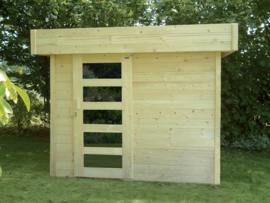 Tuinhuis Bergen 2432 x 2052 mm wanddikte 28 mm