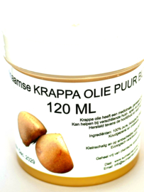 Surinaamse Krappa Olie Puur Butter 120 ML - koudgeperst & onbewerkt