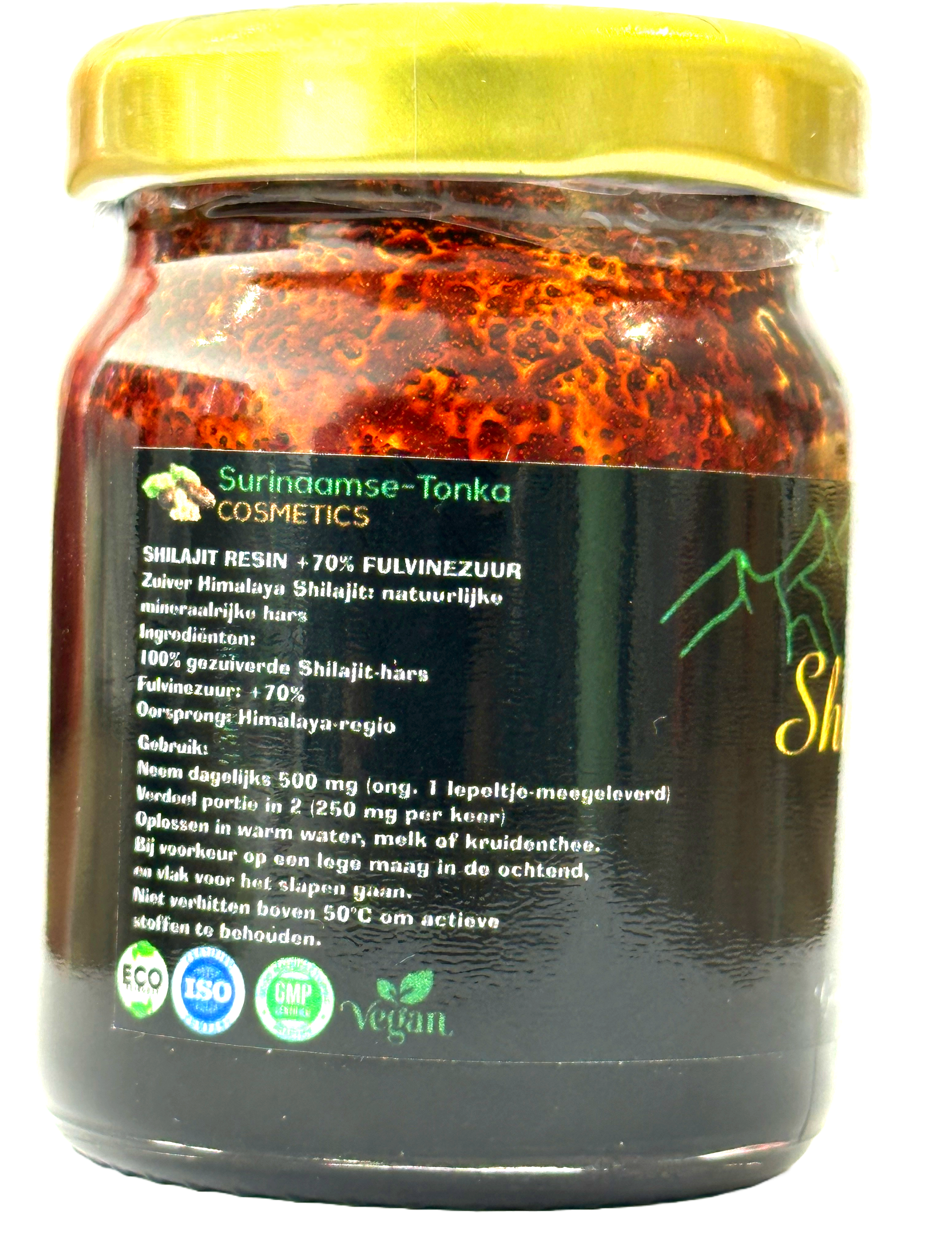 Shilajit +70% Fluvinezuur 50Gr. – Natuurlijke Energiebooster | Hoogwaardig Himalaya Supplement | Detox & Celgezondheid | 100% Puur