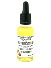 Krappa Olie Puur  proefverpakking 30 ML Suriname - Koudgeperst & onbewerkt