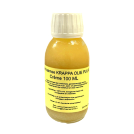 Krappa olie puur Crème 100 ML Suriname - Koudgeperst & onbewerkt.
