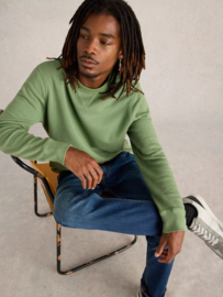 White Stuff "Crew Neck Sweat", mid green