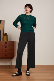 King Louie "Jeannie Yoke Sweater Farfalle", Pine Green