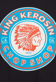 King Kerosin T-shirt "Chop Shop", zwart