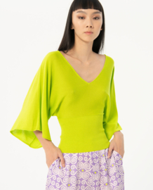 Surkana "V-neck Jumper, kimono sleeve" groen