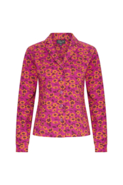 Zilch "Blouse Long Sleeve", Flower Bed Raspberry