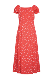 Zilch Dress Cap Sleeve, Peaches Small True Red