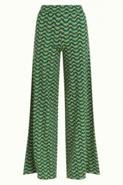 King Louie Border Palazzo Pants Brazza, Jasper Green