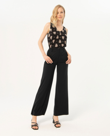 Surkana "Wide trousers with buttons", zwart