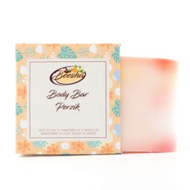 Beesha Body Bar Perzik, 120 gram